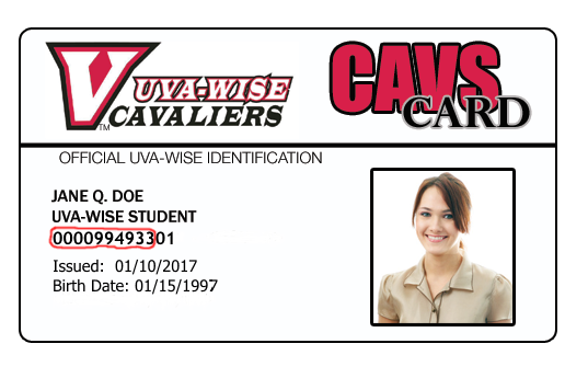 Sample Cavs Card